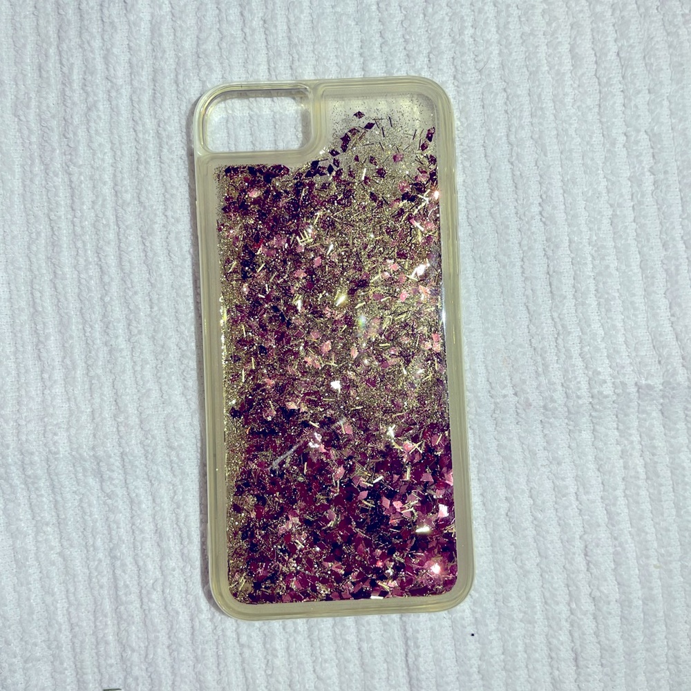 iPhone 6,6s,7,8 Liquid Glitter phone case